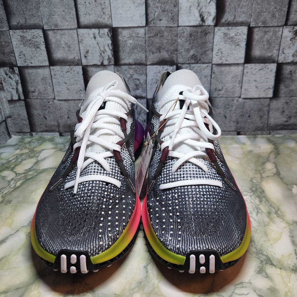 adidas Men's Athletic Shoes Gray White Pink Purple Gradient - Picture 5 of 13
